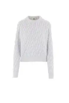 Fendi | Fendi Monogrammed Crewneck Knitted Jumper