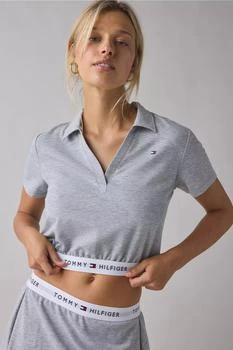 Out From Under Out From Under X Tommy Hilfiger Cropped Polo Top
