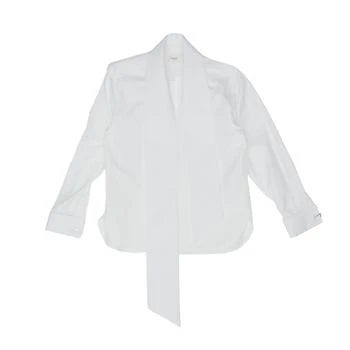 Yves Saint Laurent | Saint Laurent Lavallière Broad- Shoulder Shirt