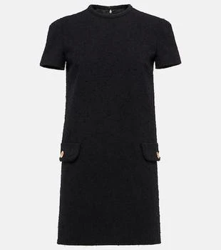 Versace | Cotton-blend tweed shift dress