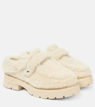 Jimmy Choo | Shea shearling platform mules