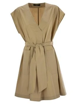 Weekend Max Mara Mitico V-Neck Belted Dress