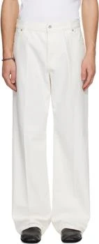 Salvatore Ferragamo | White Five Pocket Jeans