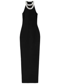 Balmain | Crystal-embellished halterneck gown