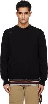 MM6 | Black Cotton Sweater
