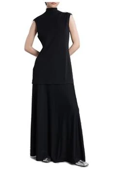Jil Sander | Jil Sander Crepe Sleeveless Maxi Dress