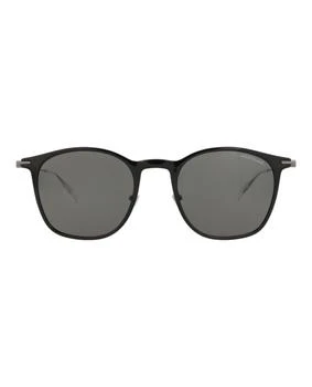 MontBlanc Round-Frame Injection Sunglasses