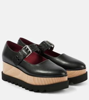 Stella McCartney | Elyse Eco Alter Mat leather platform sneakers