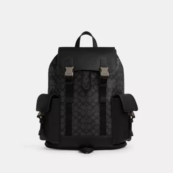 Coach Clark Backpack In Signature Canvas