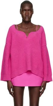 Valentino | Pink Sweetheart Sweater