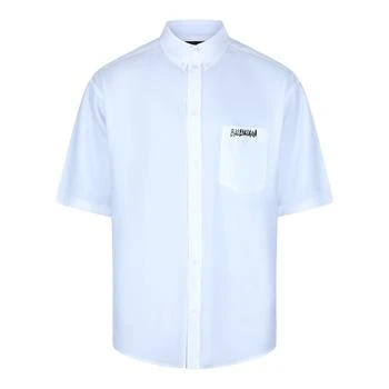 Balenciaga | Balenciaga Masking Tap Short-Sleeved Shirt