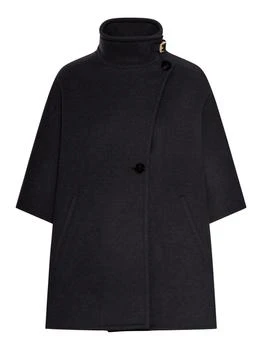 Max Mara Derrik High Neck Cape