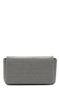 Brunello Cucinelli | Brunello Cucinelli Monili-Embellished Flap Crossbody Bag