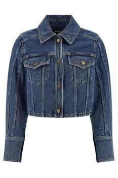 Balmain | Balmain Cropped Faded Denim Jacket