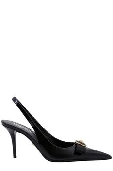 Versace | Versace Gianni Ribbon Slingback Pumps