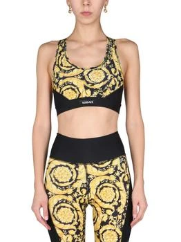 Versace | Versace Logo Printed Sports Bra