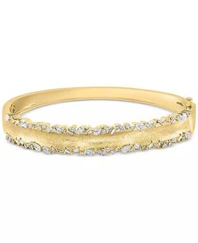 Effy | EFFY® Diamond Multi-Cut Bangle Bracelet (1-1/5 ct. t.w.) in 14k Gold