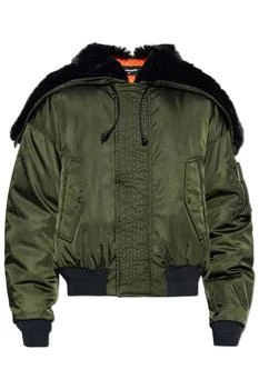 Dsquared2 Aviator Hooded Puffer Bomber Jacket