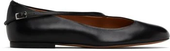 Jil Sander | Black Elyss Ballerina Flats