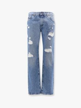 Dolce & Gabbana | Cotton jeans with rippings detail