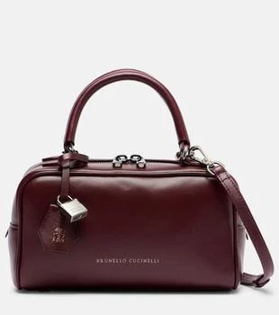 Brunello Cucinelli | Boston Explorer Small leather tote bag