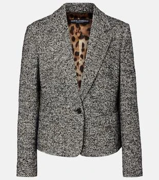 Dolce 
Gabbana | Wool, silk, and alpaca-blend jacket