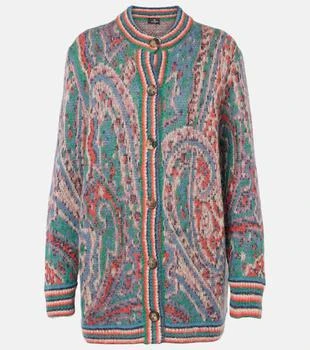 ETRO | Paisley mohair-blend jacquard cardigan