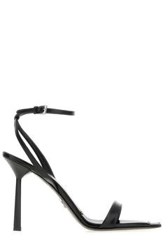 Prada | Prada Triangle-Logo High-Heeled Sandals