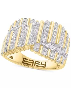 Effy | EFFY® Diamond Multiple Column Crossover Ring (1/2 ct. t.w.) in 14k Gold