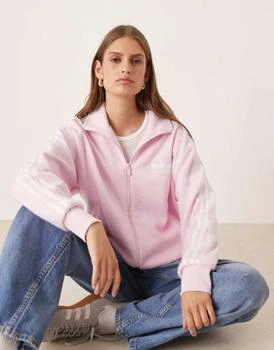 adidas Originals Firebird mohair track top in pink