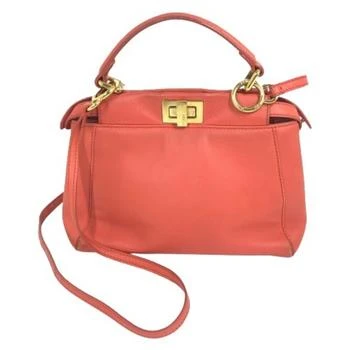 Fendi | pink Salmon pink Leather Handbag Shoulder Bag (Pre-Owned)