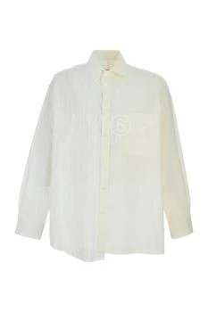 MM6 | Tailored White Shirt with Structured Collar