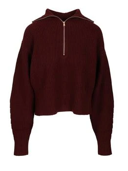 Max Mara | Max Mara Nadar Quarter-Zip Knitted Jumper