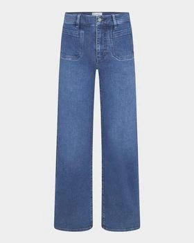 FRAME Le Slim Palazzo Modernist Pocket Jeans