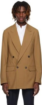 Tan Wool & Mohair Blazer