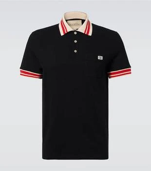 Valentino | VLogo cotton piqué polo shirt