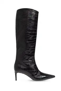 Dolce & Gabbana | Dolce & Gabbana DG Logo Plaque Embossed Boots