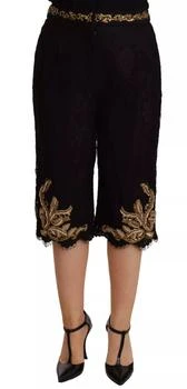 Dolce & Gabbana | Lace gold Baroque SPECIAL PIECE Women's Shorts