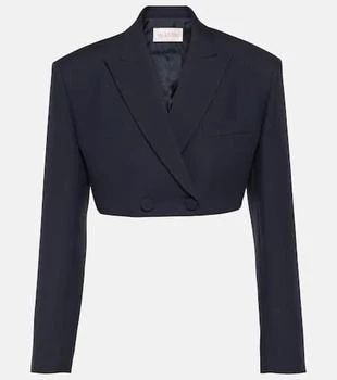Valentino | Giacca Crêpe Couture cropped blazer
