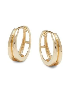 Saks Fifth Avenue | 14K Yellow Gold Huggie Earrings