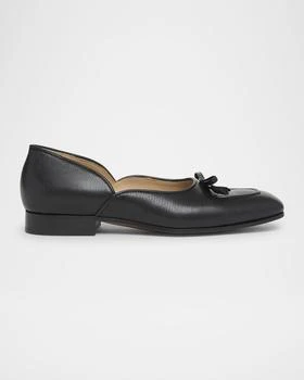 Valentino | Men
s VLogo-Heel Leather Flats