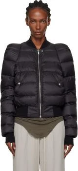Rick Owens | Black Concordians Duvet Flight Down Jacket
