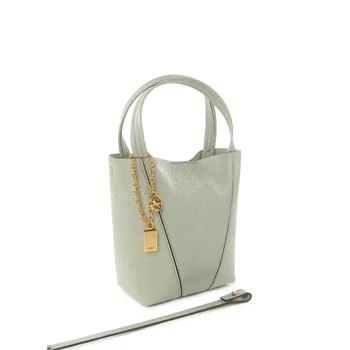 Small grained leather Spin tote bag