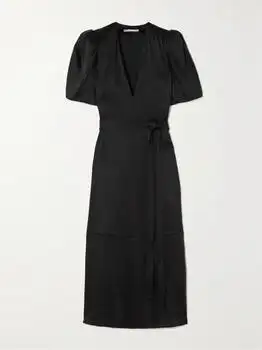 Stella McCartney | Belted Satin Midi Dress - IT38