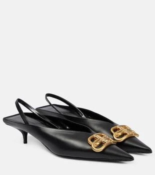 Balenciaga | Square Knife BB slingback mules