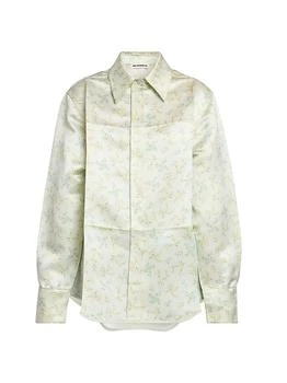 Jil Sander | Floral Oversized Button-Front Shirt