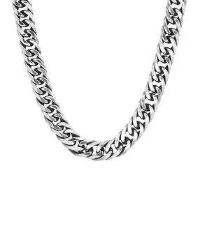 STEELTIME Men's Stainless Steel Cuban Link Chain Necklaces