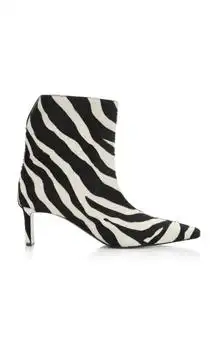 Khaite | Khaite Ona Calf Hair Ankle Boots - Moda Operandi
