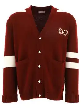 Valentino | Valentino V-Neck Long-Sleeved Cardigan