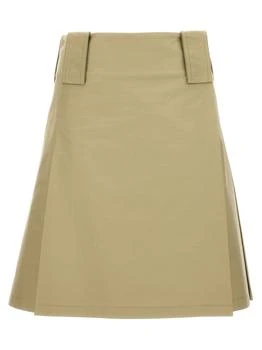 Burberry | Burberry Pleated A-Line Midi Skirt